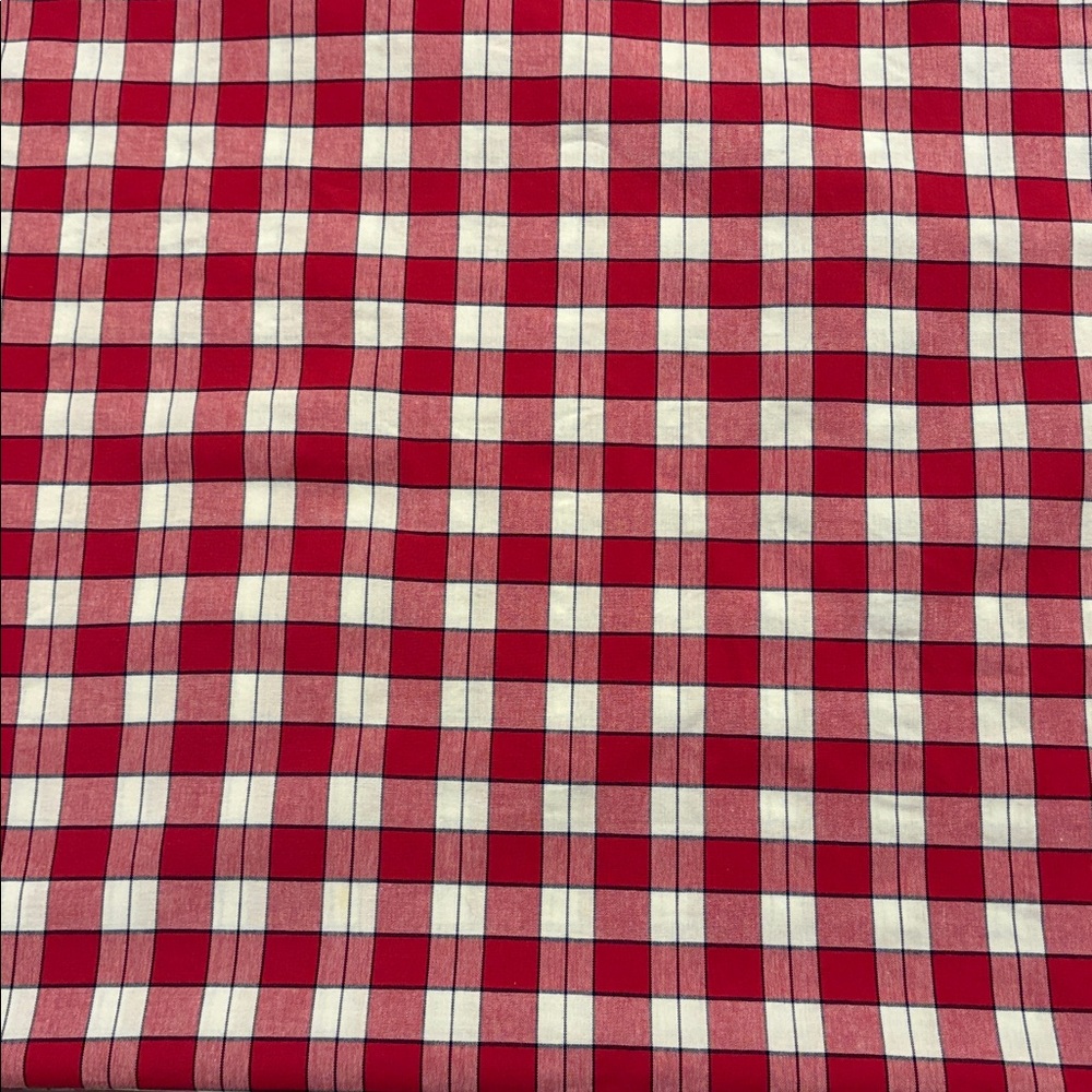 Longaberger Tablecloth in Picnic Plaid Red White Blue excellent condition - Picture 7 of 9